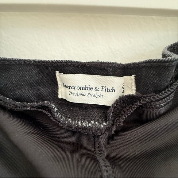 A&F Maternity Black Ankle Straight Jeans - Picture 3 of 3